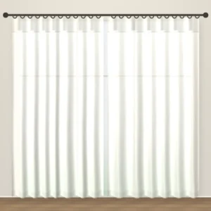 Alabaster Luxe Linen Sheer Office Curtain DF 207-12 fabric