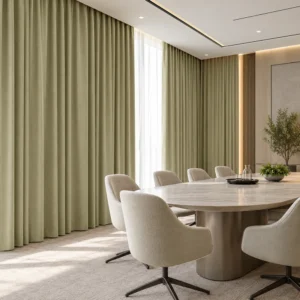 Refined Boardroom Window Curtains fabric