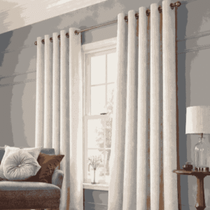 Beige Luxe Office Curtains fabric