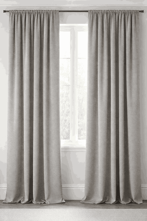 Beige Luxe Office Drapes fabric