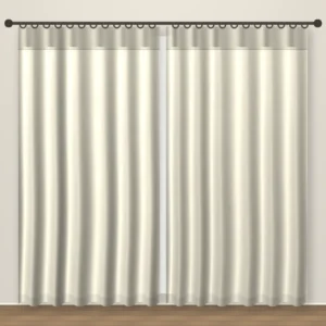 Beige Plush Blackout Office Curtain DF 122-42 fabric