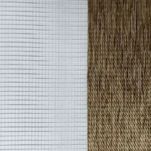 Brown Duo Zebra Blind ZB5524 fabric swatch, made to measure in Dubai