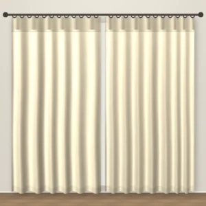Butter Cream Forever Linen Office Curtain DF 231-12 fabric