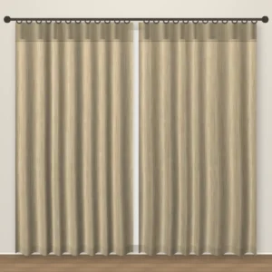 Camel Brown Plush Blackout Office Curtain DF 122-12 fabric