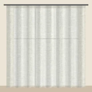 Ecru Textured Sheer Office Curtain DF 888-57 fabric