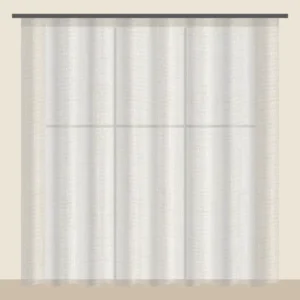 Ecru Voile Sheer Office Curtain DF 702-23 fabric