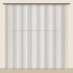 Ecru Voile Sheer Office Curtain DF 888-12 fabric