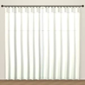 Flecked Cream Luxe Linen Sheer Office Curtain DF 207-56 fabric