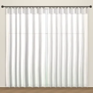 Flecked Oat Tweed Linen Sheer Office Curtain DF 360-35 fabric
