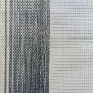 Grey Duo Zebra Blind ZB5540 fabric swatch, made to measure in Dubai