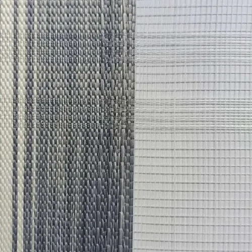 Grey Duo Zebra Blind ZB5540 fabric swatch, made to measure in Dubai