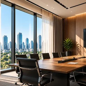 Sheer Office Curtains fabric