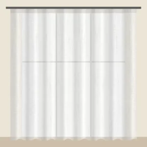 Snow White Voile Sheer Office Curtain DF 888-05 fabric