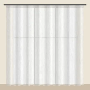 Snow White Voile Sheer Office Curtain DF 888-23 fabric