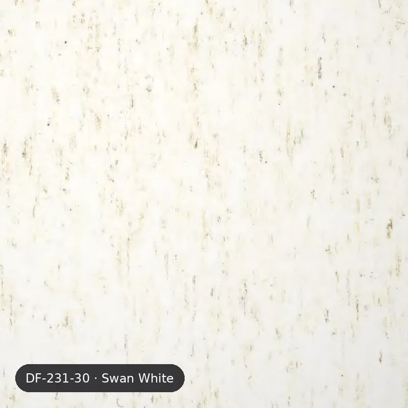 Swan White Forever Linen Sheer Office Curtain DF 231-30 fabric close-up