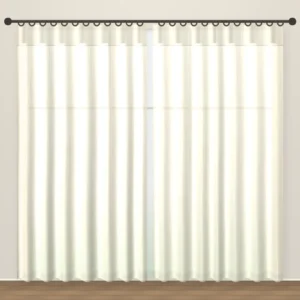Vanilla Forever Linen Sheer Office Curtain DF 231-13 fabric